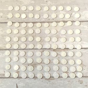 Learning Resources Counting Discs 100pc Set Educational Round Counters Set White